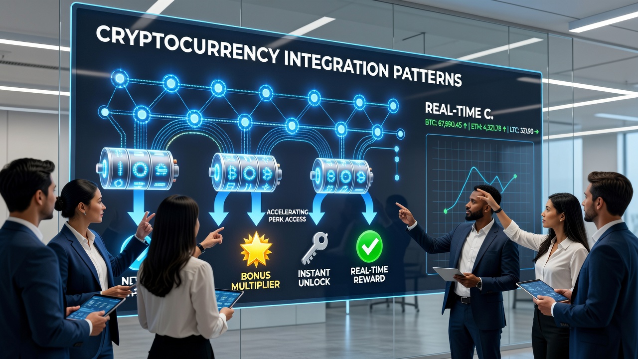Live table interface showing crypto balance updates and tier advancement notifications