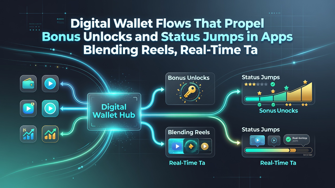 Flow diagram illustrating how digital wallet transfers unlock tiered bonuses and advance player status in combined gaming apps