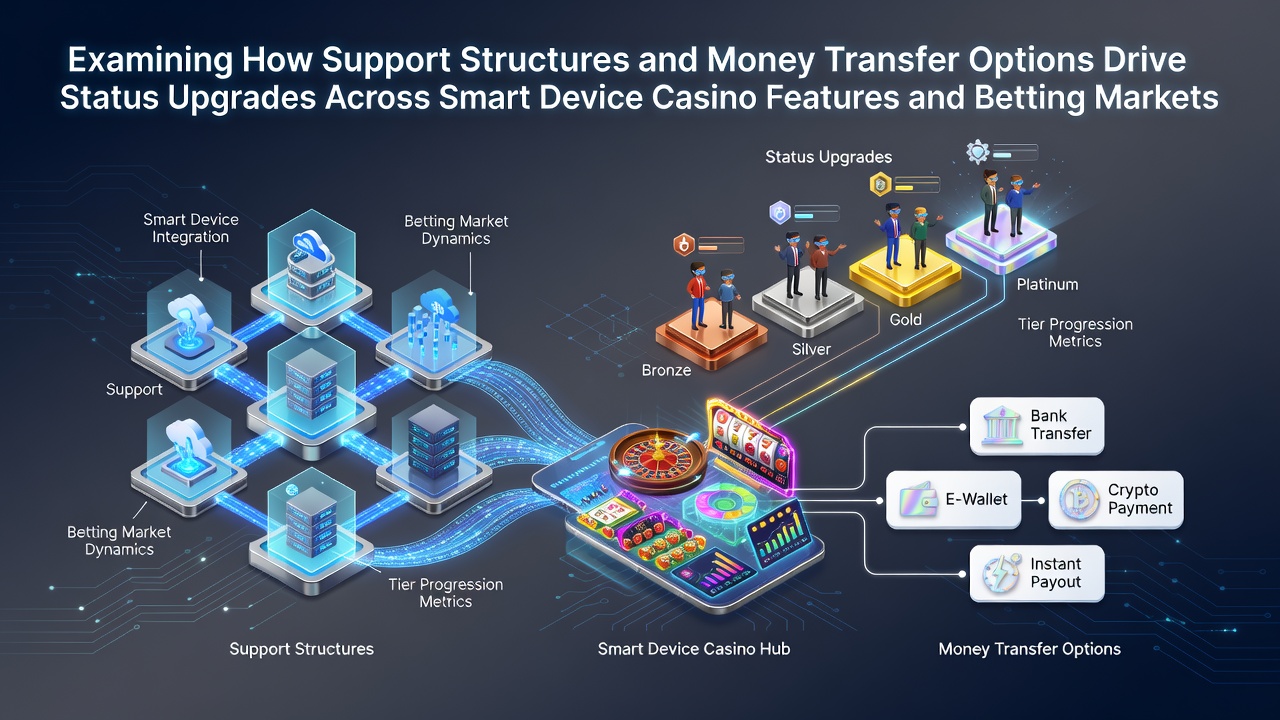 Mobile casino interface showing loyalty progress bar alongside instant transfer confirmations and live chat support window