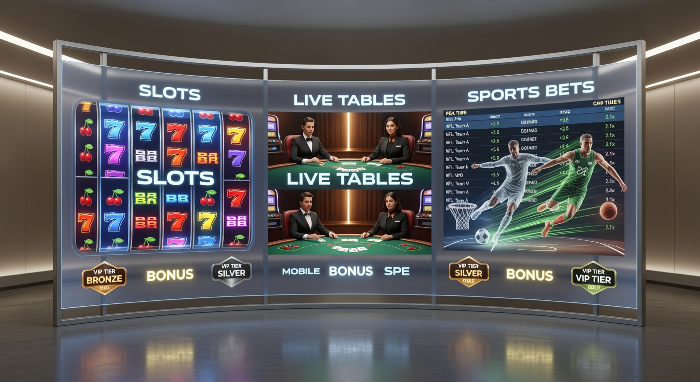 Infographic illustrating VIP tier progression from bronze to diamond levels, highlighting escalating bonuses, cashback rates, and exclusive live table access