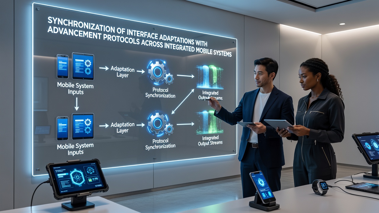Integrated dashboard showing real-time synchronization between mobile interfaces and prediction protocols for events