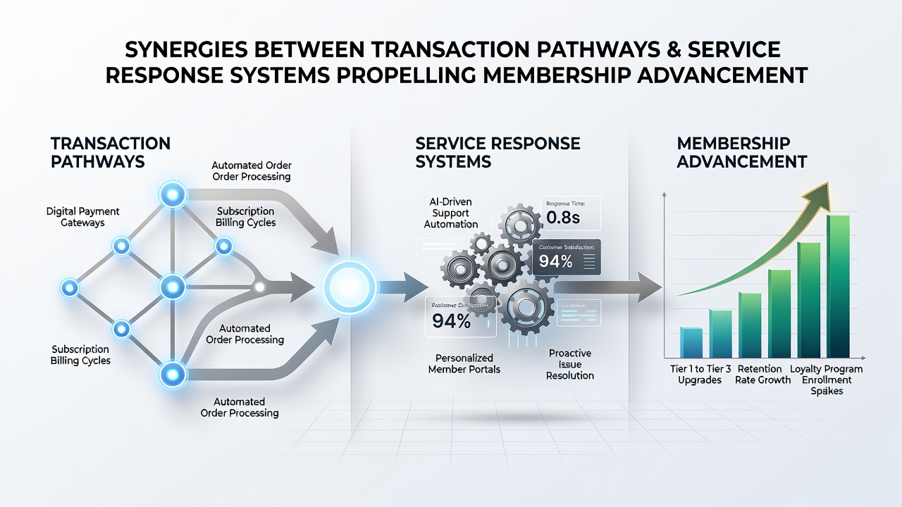Illustration of loyalty tier progression linked to payment and support features in a mobile app dashboard