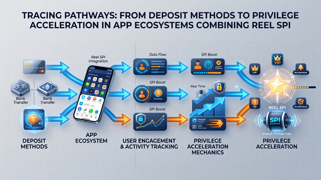 Dashboard view illustrating loyalty tier advancement linked to various deposit methods and game types